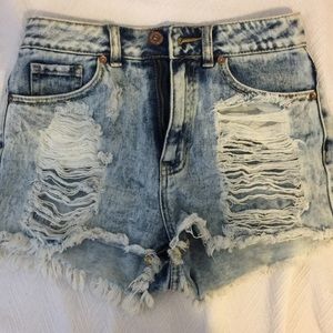 Pacsun denim shorts